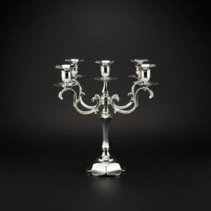 Flower Design 5 Arms Candle Stand